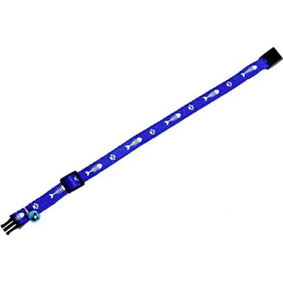 Karlie Art Sportiv Kattenhalsband - Blauw, Verstelbaar, Veiligheidsclip Karlie Art Sportiv Kattenhalsband - Blauw, Verstelbaar, Veiligheidsclip