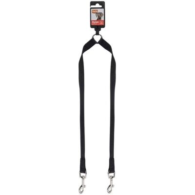 Smycz łączeniowa Karlie - 2 x 50 cm Nylon Czarna - Smycz dla psa Smycz łączeniowa Karlie - 2 x 50 cm Nylon Czarna - Smycz dla psa