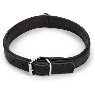 Karlie Rondo Lederhalsband für Hunde - Verstellbar, Schwarz Karlie Rondo Lederhalsband für Hunde - Verstellbar, Schwarz