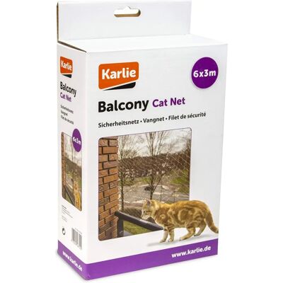 Karlie K Rete di sicurezza balcone trasparente 6 m x 3 m Karlie K Rete di sicurezza balcone trasparente 6 m x 3 m