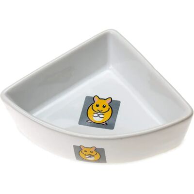 Karlie - Keramik Ecknapf - Wit - Ceramic Pet Bowl Karlie - Keramik Ecknapf - Wit - Ceramic Pet Bowl