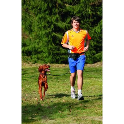 Karlie Flamingo Doggy Jogger - Schwarze Laufleine und Gürtel - Hund Laufzubehör Karlie Flamingo Doggy Jogger - Schwarze Laufleine und Gürtel - Hund Laufzubehör