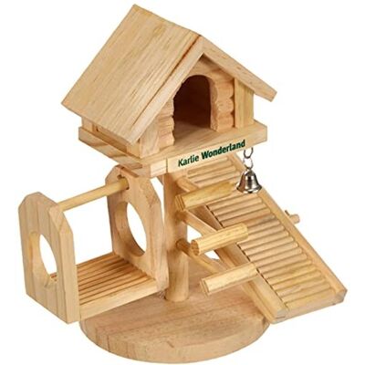 Casa sull'albero Flamingo per criceto - 21x22x16 cm Casa sull'albero Flamingo per criceto - 21x22x16 cm