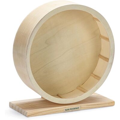 Roue d'exercice Karlie Flamingo - Bois - Wonderland - 30cm - Roue pour rongeurs - Qualité allemande Roue d'exercice Karlie Flamingo - Bois - Wonderland - 30cm - Roue pour rongeurs - Qualité allemande