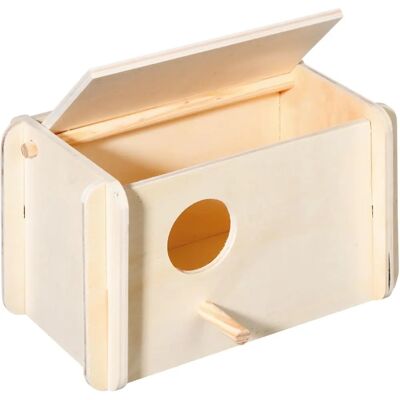 Nido de aves Karlie - 21x12x13cm Madera Natural Nido de aves Karlie - 21x12x13cm Madera Natural