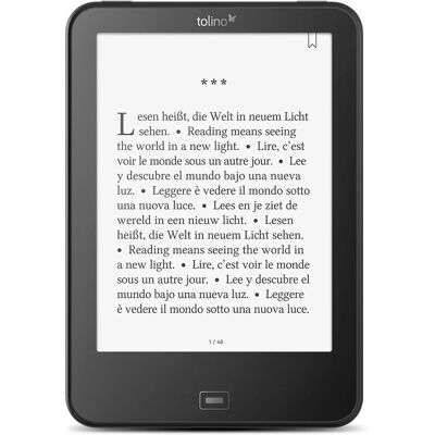 Tolino Vision 4 HD 8GB - E-Book-Reader - Schwarz Tolino Vision 4 HD 8GB - E-Book-Reader - Schwarz