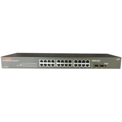 Switch di rete Longshine LCS-GS9126 - 24 Porte, Gigabit, Grigio Switch di rete Longshine LCS-GS9126 - 24 Porte, Gigabit, Grigio