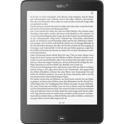 Tolino Epos 8GB Touchscreen Wi-Fi Schwarz - e-book reader Tolino Epos 8GB Touchscreen Wi-Fi Schwarz - e-book reader