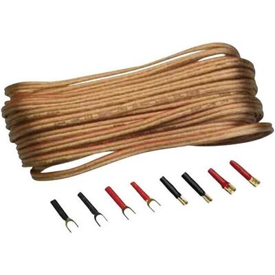 Kit cavi altoparlanti auto SinusLive - 10m, Placcato oro, Rame OFC Kit cavi altoparlanti auto SinusLive - 10m, Placcato oro, Rame OFC