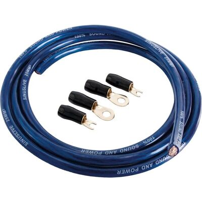 SinusLive BK-25M Auto HiFi Stromkabel-Set - 25mm² Gold Beschichtet SinusLive BK-25M Auto HiFi Stromkabel-Set - 25mm² Gold Beschichtet