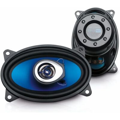 Sinustec ST-150c Oval Auto-Hifi-Lautsprecher - 2-Wege 4x6" Koaxial - 250 W Sinustec ST-150c Oval Auto-Hifi-Lautsprecher - 2-Wege 4x6" Koaxial - 250 W