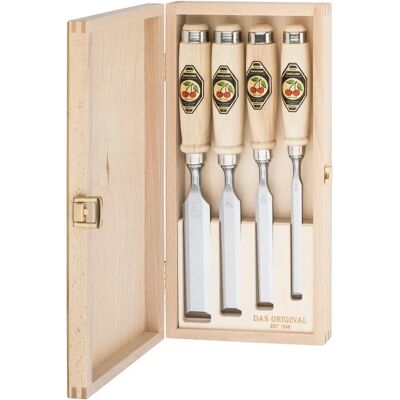 Kirschen 4-Piece Steel Chisels Set - Woodworking Tools Kirschen 4-Piece Steel Chisels Set - Woodworking Tools