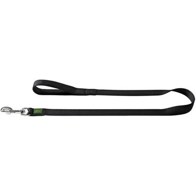 Hunter Nylon Hundeleine - 1m, 25mm, Schwarz - Hundeleine Hunter Nylon Hundeleine - 1m, 25mm, Schwarz - Hundeleine