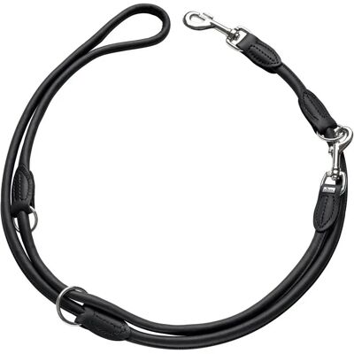 Hunter Round & Soft Leather Dog Leash - Adjustable in 3 Positions Hunter Round & Soft Leather Dog Leash - Adjustable in 3 Positions