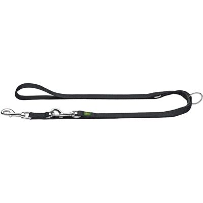 Hunter Nylon Dog Training Leash - 2m Black Nylon Lead Hunter Nylon Dog Training Leash - 2m Black Nylon Lead