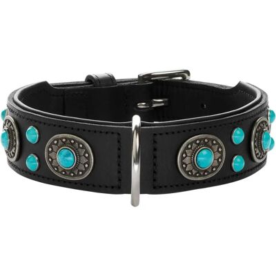 Hunter Sioux hundhalsband - Mjukt fullkorns-läder, Justerbart, Tillverkad i Tyskland Hunter Sioux hundhalsband - Mjukt fullkorns-läder, Justerbart, Tillverkad i Tyskland