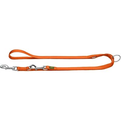 Hunter Nylon Dog Leash - Adjustable, 2m, Orange - Walk & Train Hunter Nylon Dog Leash - Adjustable, 2m, Orange - Walk & Train