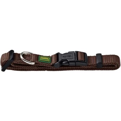 Collier en nylon Hunter Vario Basic Marron - Réglable, S Collier en nylon Hunter Vario Basic Marron - Réglable, S
