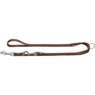 Laisse pour chien Hunter 2m Nylon Marron Réglable - Publicité Laisse pour chien Hunter 2m Nylon Marron Réglable - Publicité