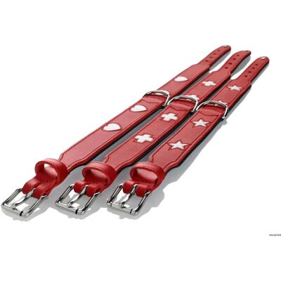 Hunter Swiss L-XL Läderhalsband - Hundhalsband Hunter Swiss L-XL Läderhalsband - Hundhalsband