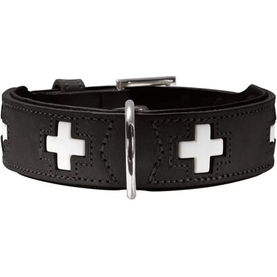 Hunter Swiss Dog Collar - Adjustable 24-28cm - Black Hunter Swiss Dog Collar - Adjustable 24-28cm - Black