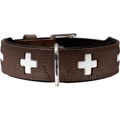 Collar para perros Hunter Swiss - Ajustable, Negro/Marrón - Collar para perros Collar para perros Hunter Swiss - Ajustable, Negro/Marrón - Collar para perros