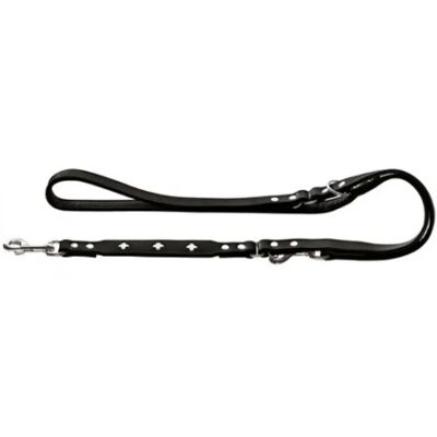 Hunter Swiss Leather Dog Leash - 200cm - Black Hunter Swiss Leather Dog Leash - 200cm - Black