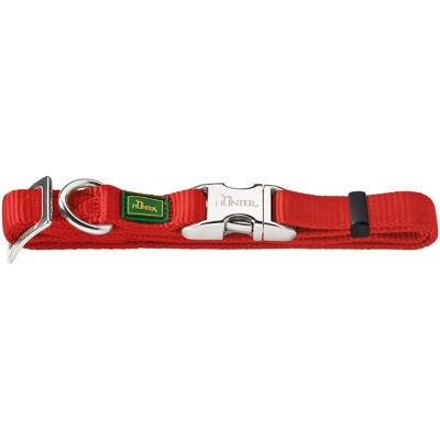 Collier pour chien HUNTER Vario Basic Alu-Strong - Rouge - Taille M - Publicité Collier pour chien HUNTER Vario Basic Alu-Strong - Rouge - Taille M - Publicité