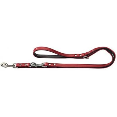 Hunter Nickel-Plated Split-Leather Basic Training Lead Rope - Dog Lead Hunter Nickel-Plated Split-Leather Basic Training Lead Rope - Dog Lead