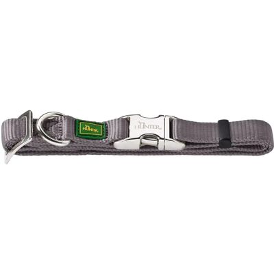Hunter Vario Basic Alu-Strong Dog Collar - Small Grey 30-45cm Hunter Vario Basic Alu-Strong Dog Collar - Small Grey 30-45cm
