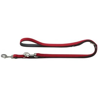 Hunter Justerbar Softie Hundkoppel - 200cm, Röd/Svart Hunter Justerbar Softie Hundkoppel - 200cm, Röd/Svart
