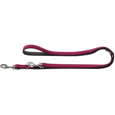 Hunter Softie hundkoppel, justerbar, 2,00 m, färg hallon Hunter Softie hundkoppel, justerbar, 2,00 m, färg hallon