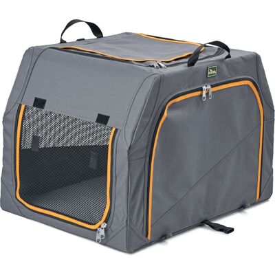 Klatka transportowa dla psa Hunter z aluminiową ramą - 106x71x69 cm Klatka transportowa dla psa Hunter z aluminiową ramą - 106x71x69 cm