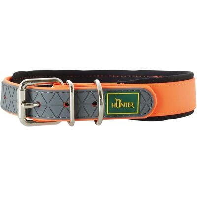 Hunter Neonorange Hundehalsband - Komfort, Modell 63119 Hunter Neonorange Hundehalsband - Komfort, Modell 63119