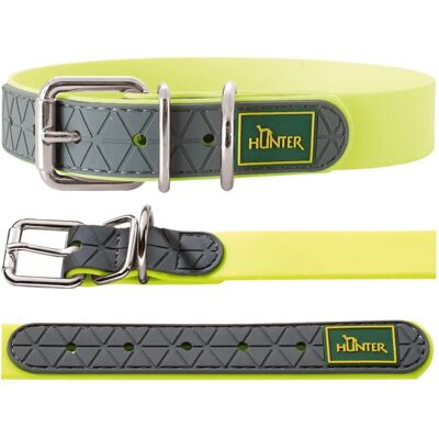 Obroża dla psa Hunter Żółta - 38-46cm Regulowana Plastikowa Obroża dla psa Hunter Żółta - 38-46cm Regulowana Plastikowa