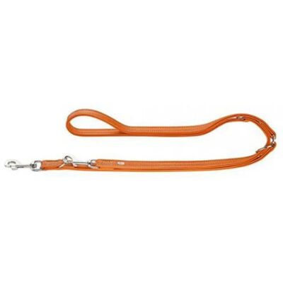 DOG SPORT HUNTER Laisse réglable Cannes 15/200, orange - Laisse pour chien DOG SPORT HUNTER Laisse réglable Cannes 15/200, orange - Laisse pour chien