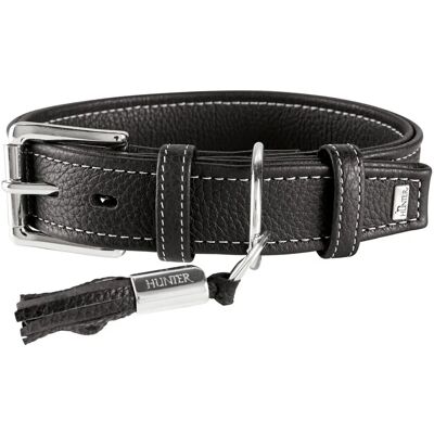 Hunter Lederschlupf Halsband - Schwarz - S, 29-37 cm - Produkttyp: Hundehalsband Hunter Lederschlupf Halsband - Schwarz - S, 29-37 cm - Produkttyp: Hundehalsband