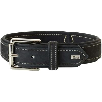 Hunter Collar Hunting 55 - Black - Adjustable, Soft Leather - Hunting Collar Hunter Collar Hunting 55 - Black - Adjustable, Soft Leather - Hunting Collar
