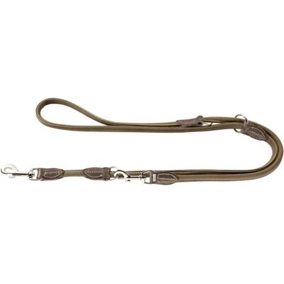 Hunter Model 63901 Adjustable Nubuk Leather Dog Leash - Dog Leash Hunter Model 63901 Adjustable Nubuk Leather Dog Leash - Dog Leash