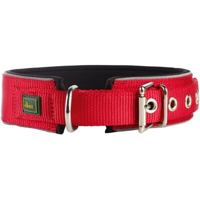 Collare Hunter in Neoprene Riflettente Rosso - Collare per cani Collare Hunter in Neoprene Riflettente Rosso - Collare per cani