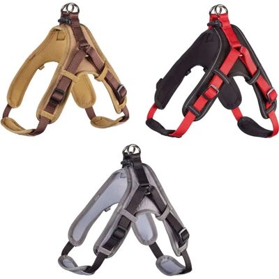 Hunter - Vario Quick - Rot/Schwarz - XL - Dog Harness Hunter - Vario Quick - Rot/Schwarz - XL - Dog Harness