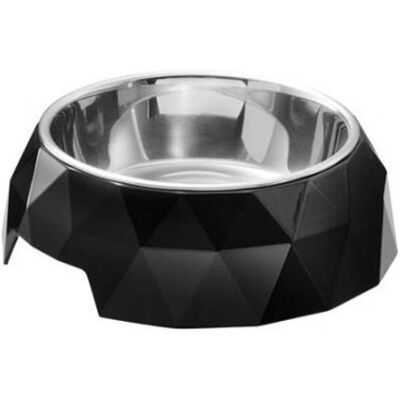 Hunter Kimberley hundfoderautomat - Rostfritt stål och melamin - Triangulär - 700 ml Hunter Kimberley hundfoderautomat - Rostfritt stål och melamin - Triangulär - 700 ml