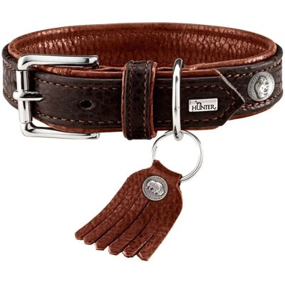 Hunter Cody hundhalsband av bisonläder - S Hunter Cody hundhalsband av bisonläder - S