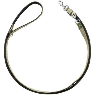 Dog Sport Hunter Verstelbare Leash Neopreen Olijf/Zwart - Lijn Dog Sport Hunter Verstelbare Leash Neopreen Olijf/Zwart - Lijn