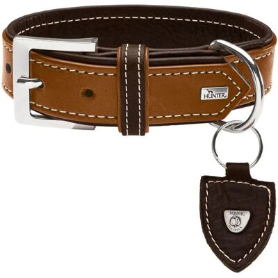 Hunter Modell 65676 Juchten Leder Hundehalsband - Rustikale Eleganz Hunter Modell 65676 Juchten Leder Hundehalsband - Rustikale Eleganz