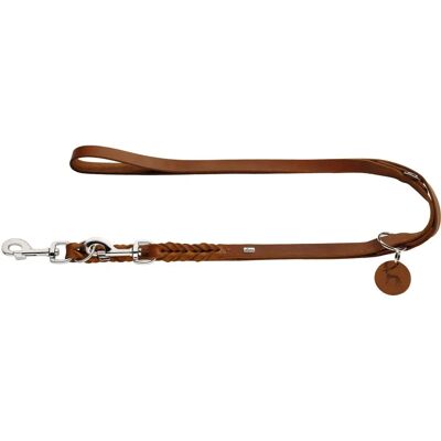 Hunter Model 66112 - Braided Leather Adjustable Dog Leash Hunter Model 66112 - Braided Leather Adjustable Dog Leash