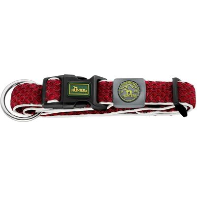 Hunter Plus Thread Red Collar 40-60cm - Dog collar Hunter Plus Thread Red Collar 40-60cm - Dog collar