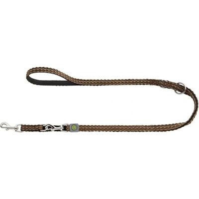 Hunter Verstellbare Führleine, 15 mm / 200 cm, braun - Hundeleine Hunter Verstellbare Führleine, 15 mm / 200 cm, braun - Hundeleine