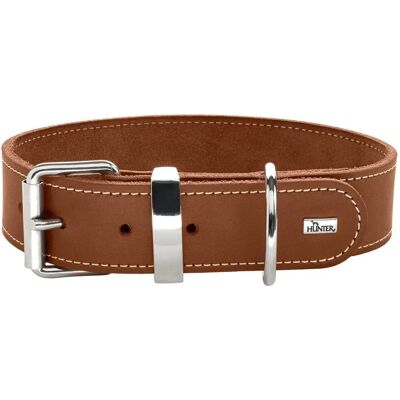 Hunter Aalborg Cognac Hundhalsband - Läder, 20-24cm Hunter Aalborg Cognac Hundhalsband - Läder, 20-24cm