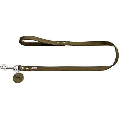 Hunter Oliv Green Leather Dog Leash - Dog Sport Hunter Oliv Green Leather Dog Leash - Dog Sport